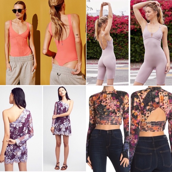 nwt FREE PEOPLE Orange Knit Flowy Tank XS - Picture 9 of 9